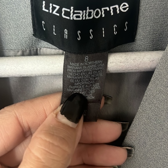 Liz Claiborne grey jacket - Picture 6 of 9